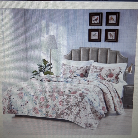 King sise 3 pcs Quilt set - Picture 3 of 11